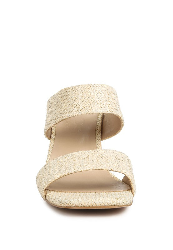 Alodia Slim Block Heel Sandals