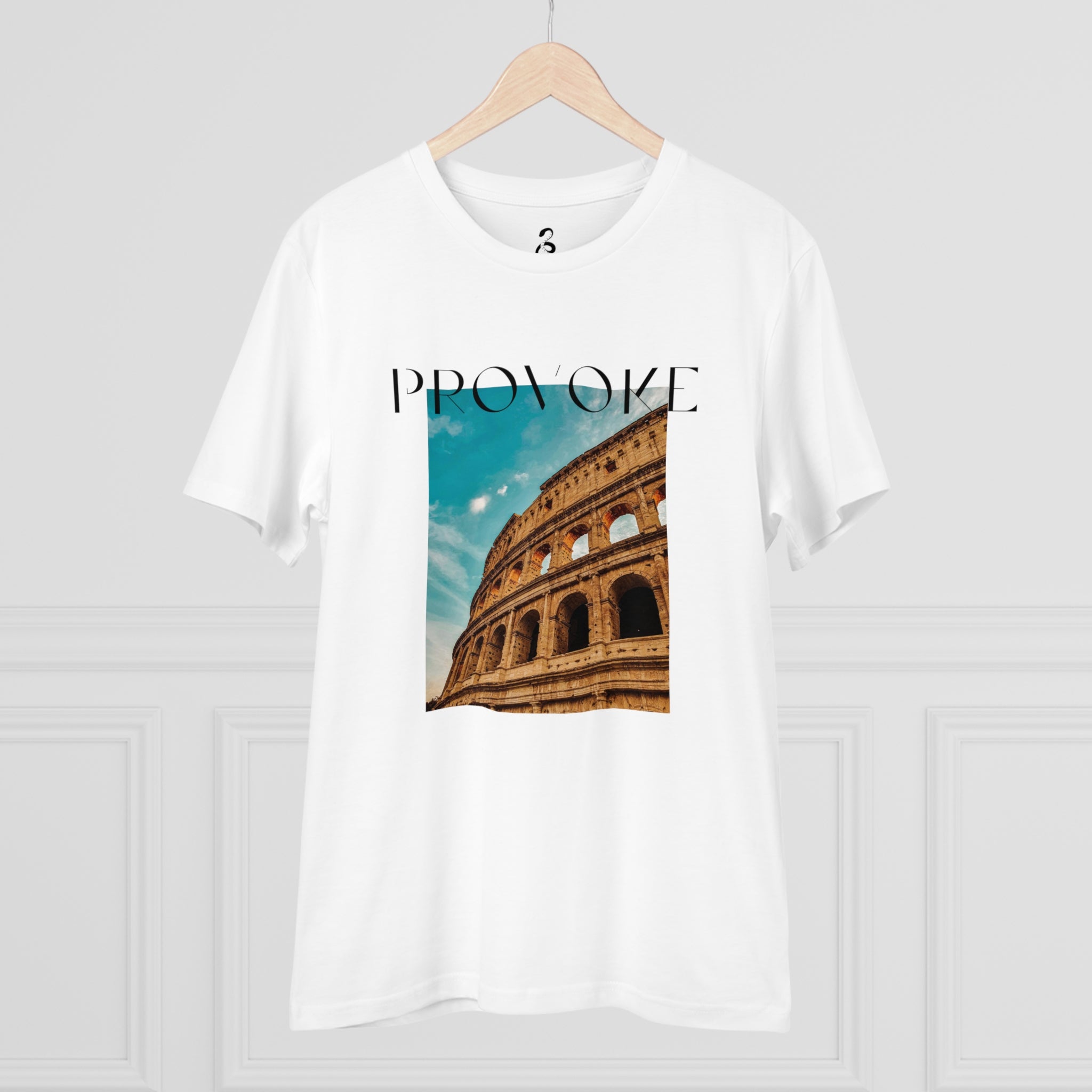 PROVOKE - ROMA COLOSSEUM ESSENTIALS UNISEX ORGANIC T-SHIRT